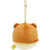 San-x Rilakkuma Keychain Plush Castella - Kiiroitori