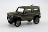 Aoshima The Snap Kit 1/32 Suzuki Jimny Custom Wheel (Jungle Green) Plastic Model