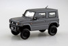 Aoshima The Snap Kit 1/32 Suzuki Jimny Custom Wheel (Medium Gray) Plastic Model