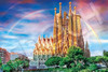 Epoch 09-031s Jigsaw Puzzle La Sagrada Familia (Scenery) (1000 Pieces)
