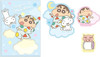 T's Factory A7 Clear File with Stickers Crayon Shin-chan Pajamas