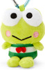 Sanrio Plush Mascot Holder with Heart Carabiner - KeroKeroKeroppi