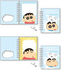 T's Factory Mini Ring Notebook Crayon Shin-chan Shiro