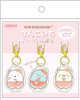 T's Factory Charm Set of 3 Sumikko Gurashi Strawberry Fair