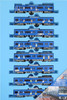 Microace A6722 Keikyu Type 600 Keikyu Blue Sky Train 'Sumikko Gurashi' 8 Cars Set (N Scale)