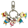 Other 5 Charm Keyring Crayon Shin-chan Friends