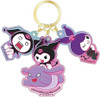 T's Factory Sanrio 3 Charm Keyring KUROMI'S PRETTY JOURNEY