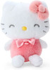Sanrio Plush Mascot Holder with Badge - Hello Kitty (Smiling)