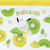 Sanrio Clear Pencil Case/Organizer Bag with Zipper - Pochacco (Fruits)