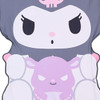 Sanrio Character Shaped Blanket - Kuromi