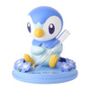 Pokemon Center Original Bud Vase with Figure - Piplup (Baby Blue Eyes)