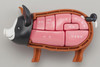 Megahouse 3D Anatomy Puzzle Black Pig