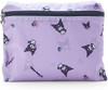 Sanrio Folding Boston Bag Kuromi