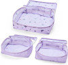 Sanrio Travel Pouch Set of 3 Kuromi