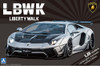 Aoshima Liberty Walk 1/24 No.19 Lamborghini Aventador Limited Edition Ver.1 Plastic Model