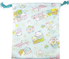T's Factory Drawstring Bag 2-Piece Set Sumikko Gurashi Babies Mint