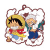 Megahouse Rubber Mascot Buddy Colle One Piece Log.1 6pcs Box