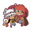 Megahouse Rubber Mascot Buddy Colle One Piece Log.1 6pcs Box