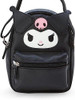 Sanrio Face Shaped Small Shoulder Bag - Kuromi