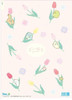 San-x A4 Index Folder with 5 Pockets Sumikko Gurashi Flower Field and Zassou