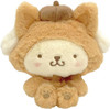 Nakajima Sanrio Plush Doll Fuwakuta Pastel Cat Pom Pom Purin