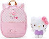 Sanrio Kids Backpack with Plush Toy - Hello Kitty