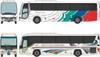 Tomytec The Bus Collection Meitetsu Group Bus Holdings 7 Company Set 7 Bus Set (N scale)