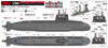 Pit-Road Skywave 1/350 JMSDF Submarine SS-513 Taigei Plastic Model