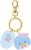 Sanrio Acrylic Face Shaped Keychain - Tuxedo Sam