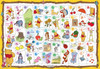 Tenyo DC47-171 Jigsaw Puzzle Disney Let's Play with Pooh in Hiragana! (47 Pieces) Children Puzzle