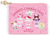 Sanrio Flat Pouch Set of 2 (Sanrio Parfait)