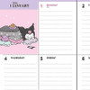 Sanrio B6 Diary 2024 Schedule Book - Kuromi
