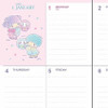 Sanrio B6 Diary 2024 Schedule Book -  Little Twin Stars