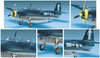 Doyusha 1/72 US Navy Torpedo Attack Aircraft TBF-1 Avenger Plastic Model