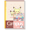 Showa Note Campus Notebook PokePeace Set of 5 B