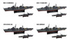Pit-Road Skywave 1/700 IJN Hiburi Type Escort Ship (2 ships) Plastic Model