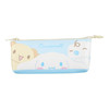 T's Factory Sanrio Slim Boat-Shaped Pouch - Blue & Pink - Cinnamoroll and Hello Kitty