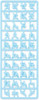 Sanrio Custom Letter Parts Baby Blue (Mai Pachi Run Series)
