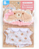 Sanrio Dress-Up Clothes for Plush Toy S Bear Motif Loungewear (Pitatto Friends)