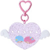 Sanrio Winged Heart Keychain Little Twin Stars (Mai Pachi Run Series)