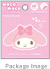 T's Factory Sanrio Mokomoko Fluffy Embroidery Sticker My Melody