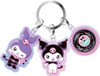 T's Factory Sanrio Charm Keychain Kuromi & Records