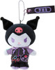 Sanrio Mascot Holder Kuromi (Sanrio Vivid Neon)