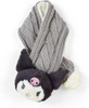 Sanrio Kids Warm Knitted Scarf - Kuromi