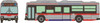Tomytec The Bus Collection Thank You Tokyu Transe Tokyu Bus Consignment Car 5 Bus Set (N scale)