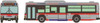 Tomytec The Bus Collection Thank You Tokyu Transe Tokyu Bus Consignment Car 5 Bus Set (N scale)