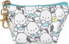 T's Factory Triangle Mini Pouch - Sanrio Pochacco (Gyugyu Pattern)