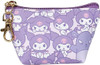 T's Factory Triangle Mini Pouch - Sanrio Kuromi (Gyugyu Pattern)