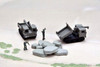 Tomytec Hundred Views of the Working Vehicle Series 003R Self-Defense Forces Disaster Prevention Training Site Returns 1 Carton (8 pcs.) (N scale)