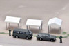 Tomytec Hundred Views of the Working Vehicle Series 003R Self-Defense Forces Disaster Prevention Training Site Returns 1 Carton (8 pcs.) (N scale)
